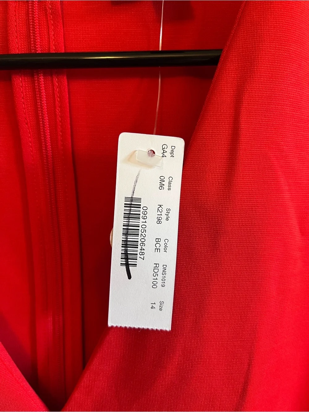 J. Crew Sleeveless Red V-Neck Flounce Hem Dress